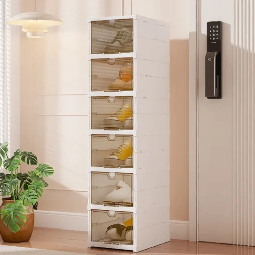 6-Tier Collapsible Shoe Storage Box