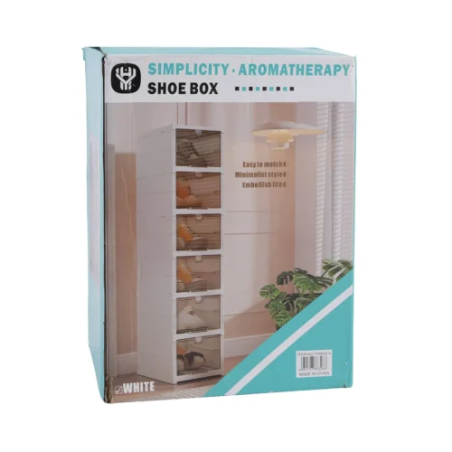6-Tier Collapsible Shoe Storage Box
