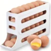 4 Tier Egg Roller Dispenser, Automatic Rolling Egg Holder
