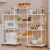 Multi-Functional Movable Storage Rack | 6 Tiers