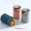 Press-type automatic toothpick dispenser box